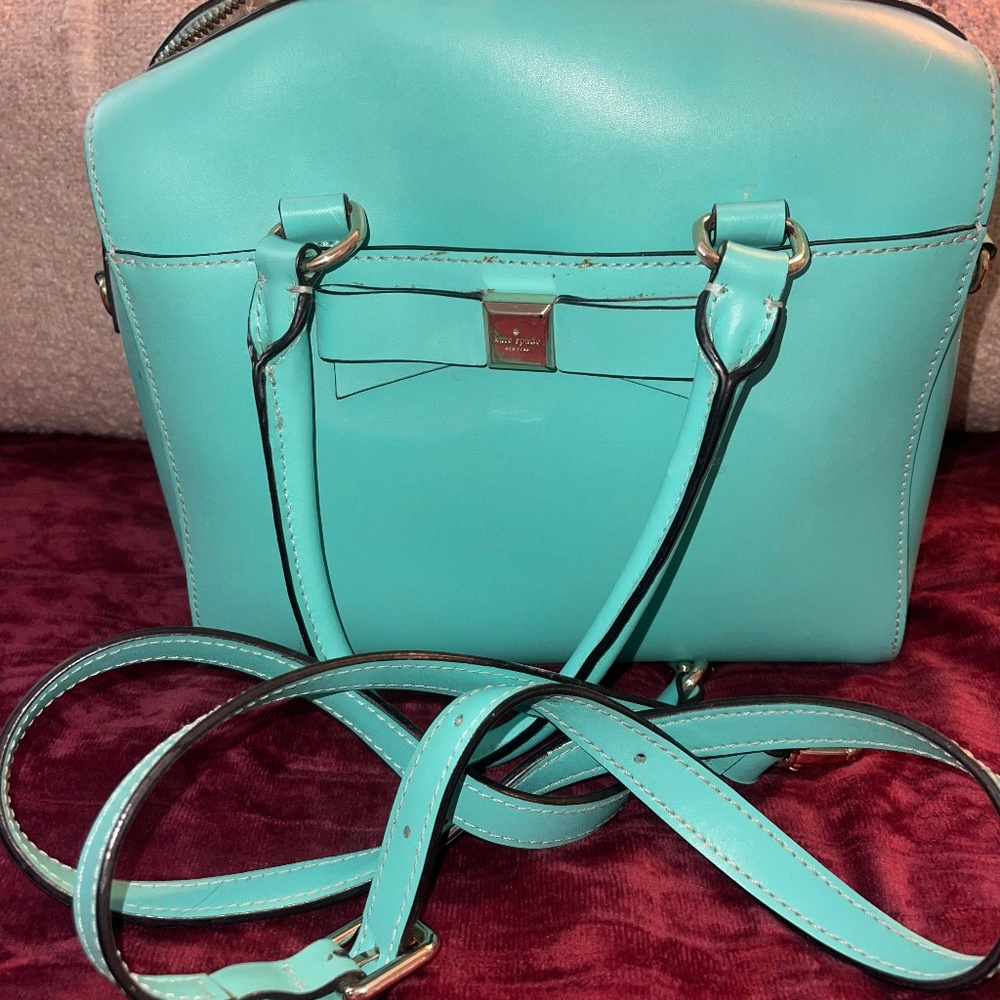 Teal Kate Spade Purse